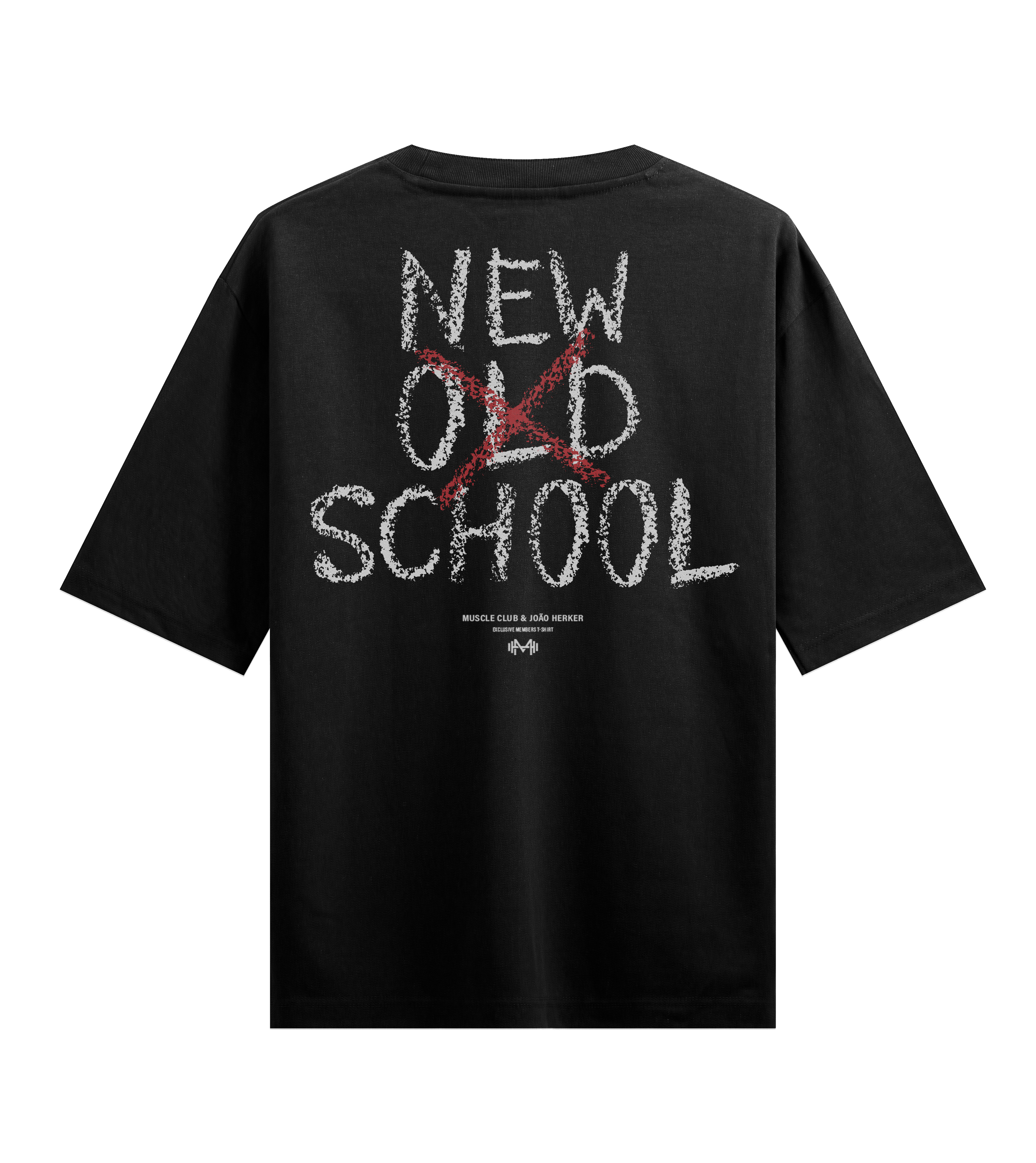 Camiseta Oversized NEW SCHOOL - Preta